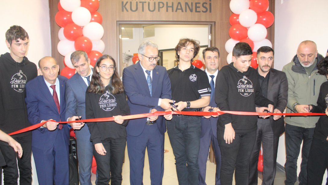 Darıca Fen Lisesi Erhan Cengiz Kütüphanesi Açılışına Sayın Ömer AKMANŞEN Katıldı